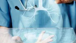 Profesional de la salud con uniforme quirúrgico